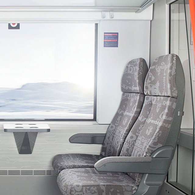 NSB Nyt reisen tekstil tog 